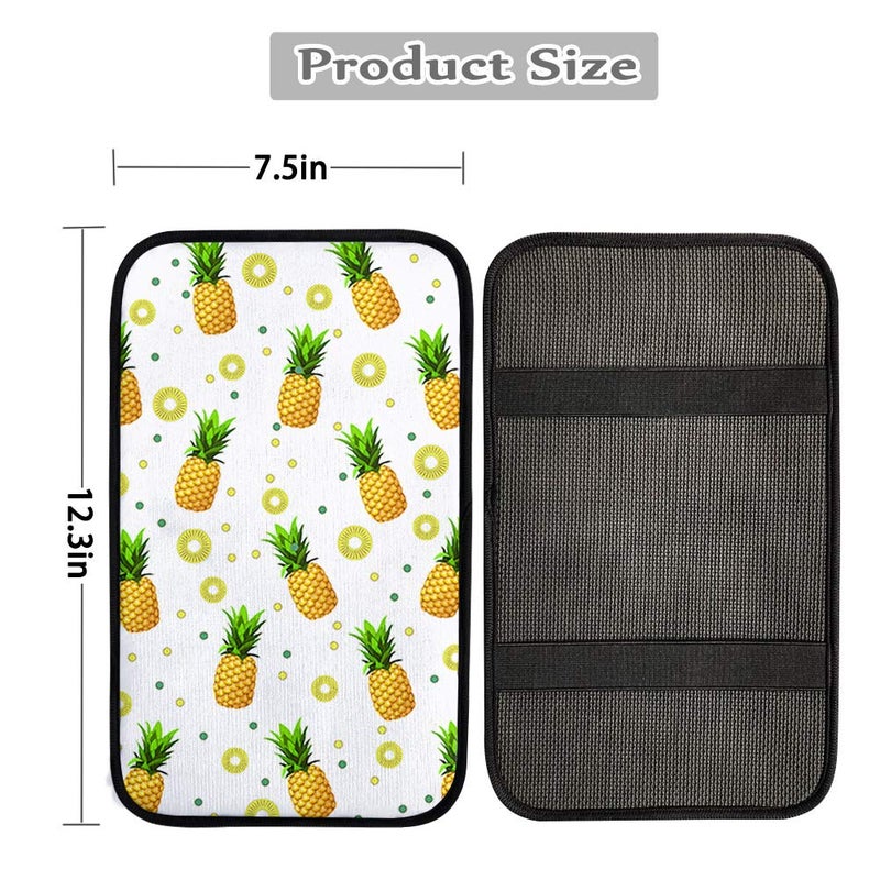 Dreaweet Stylish Spider Web Printed Black Car Center Console Armrest Cushion Cover Pad Soft Car Armrest Seat Box Cover Protector Auto Car Interior Accessories Decor - Image 2