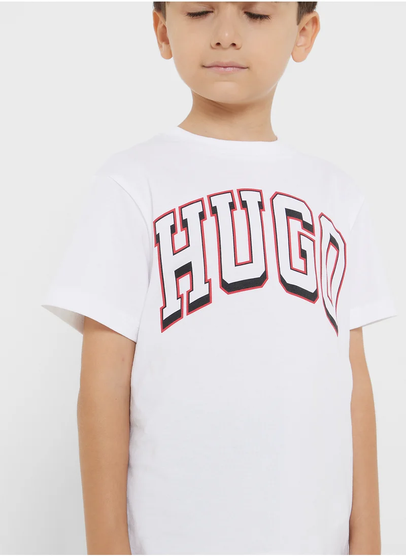 هوجو Kids Logo T-Shirt