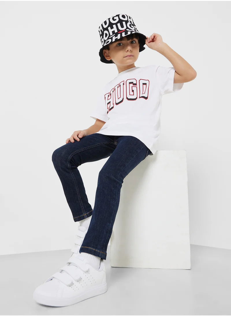 هوجو Kids Logo T-Shirt