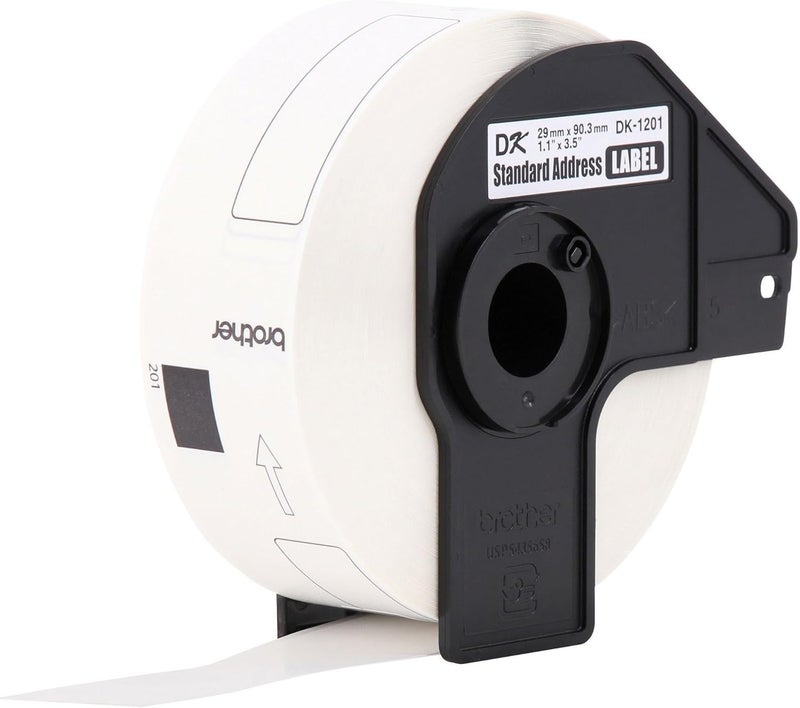 Brother Genuine DK-1201 Die-Cut Standard Rolled Address Labels for QL Printers - 400 Labels per Roll - Image 5
