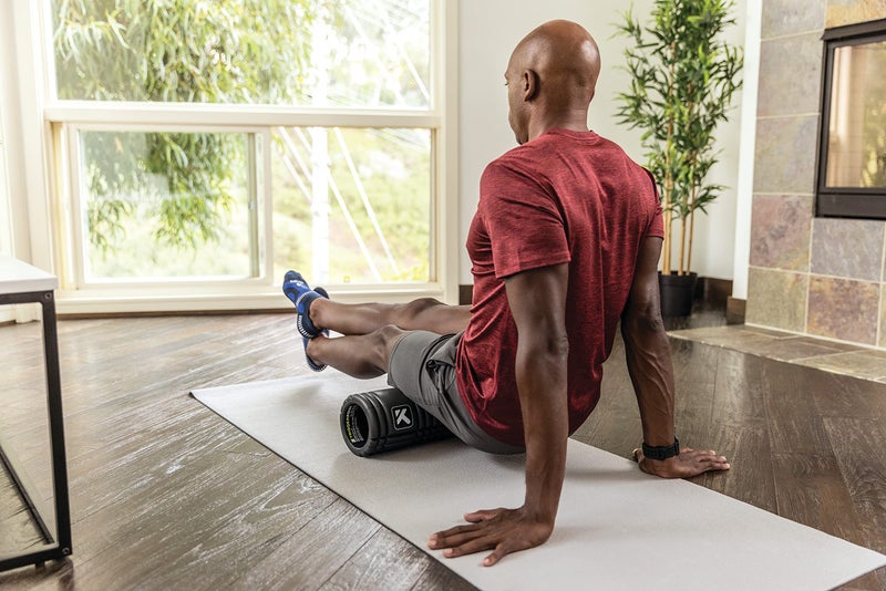 TRIGGERPOINT Performance Therapy Grid Foam Roller for Exercise, Deep Tissue Massage and Muscle Recovery, Original (13-Inch), Midnight - Image 4