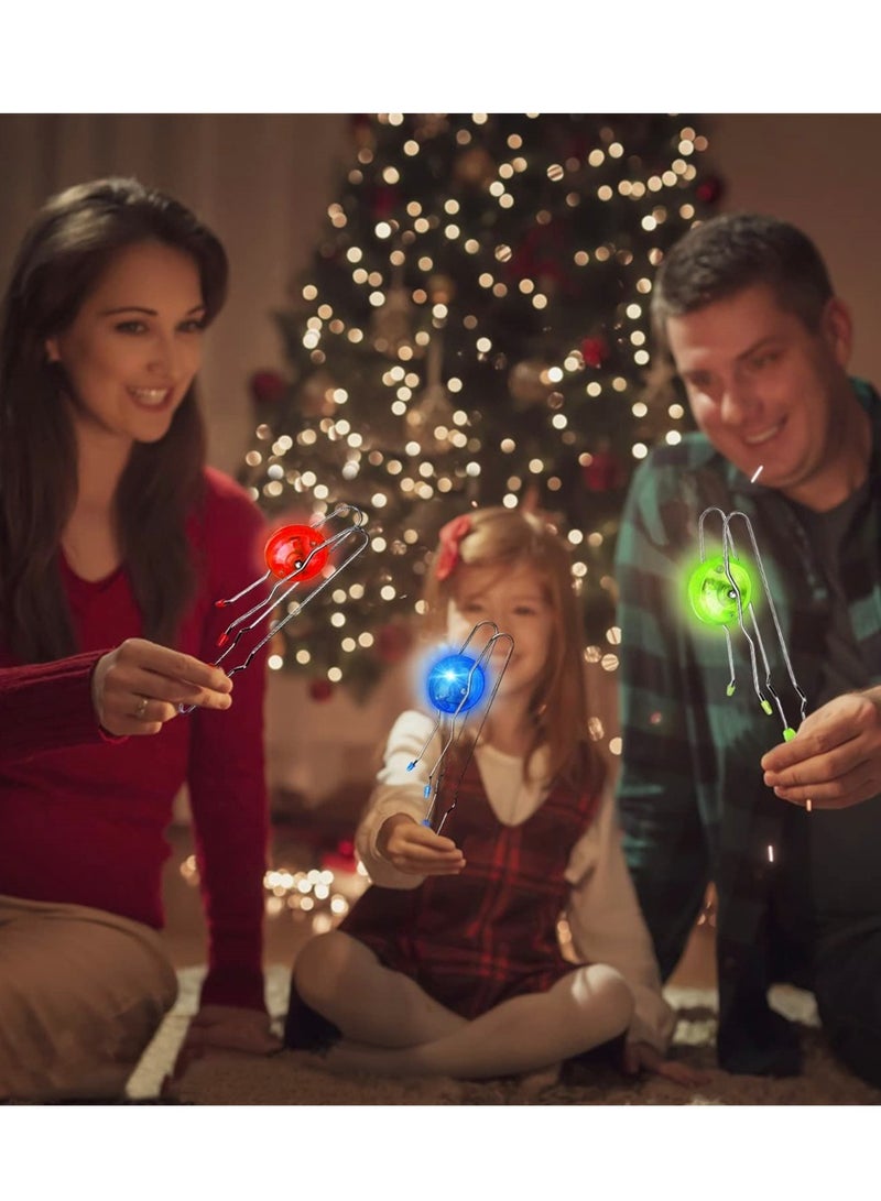 3 Pack LED Magnetic Gyro Twirlers Classic Retro Kids Fidget Toys Unique Gift for 3 Years and Up Boys and Girls - Image 3