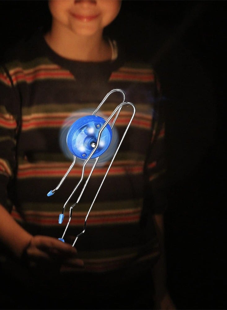 3 Pack LED Magnetic Gyro Twirlers Classic Retro Kids Fidget Toys Unique Gift for 3 Years and Up Boys and Girls - Image 4