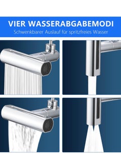 Generic 4-in-1 swivel water faucet connection and accessory, multi-functional water saving faucet for a kitchen or bathroom faucet, easy to use and install.  - Image 3