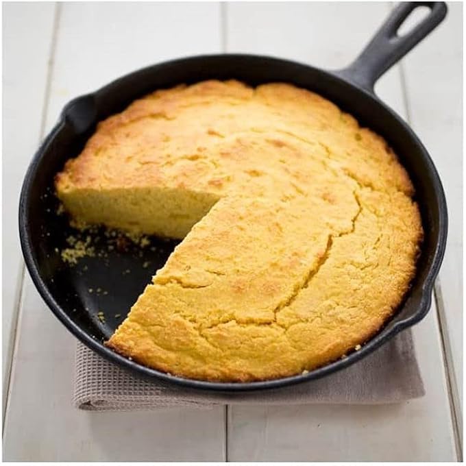 ايدا مقلاة حديد زهر مقاس 6 بوصات غير لاصقة، مقلاة مسبقة التتبيل، مقلاة للمطبخ لطهي البيض واللحوم والفطائر، للاستخدام الداخلي والخارجي، فرن، شواية، موقد، آمن للاستخدام بالحث - Image 3