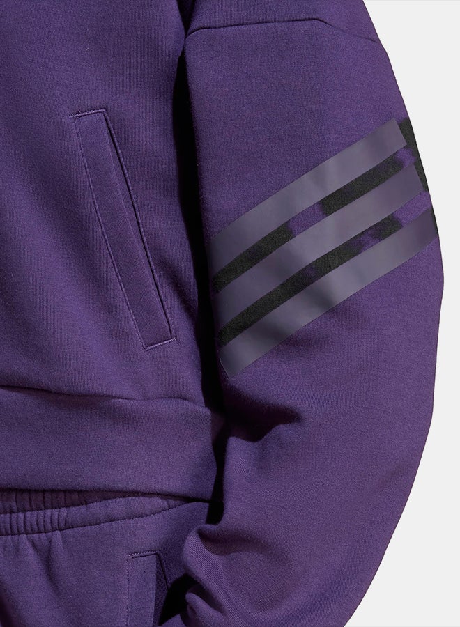 Adidas Future Icons 3-Stripes Full-Zip Hooded Track Jacket Kids - Image 5