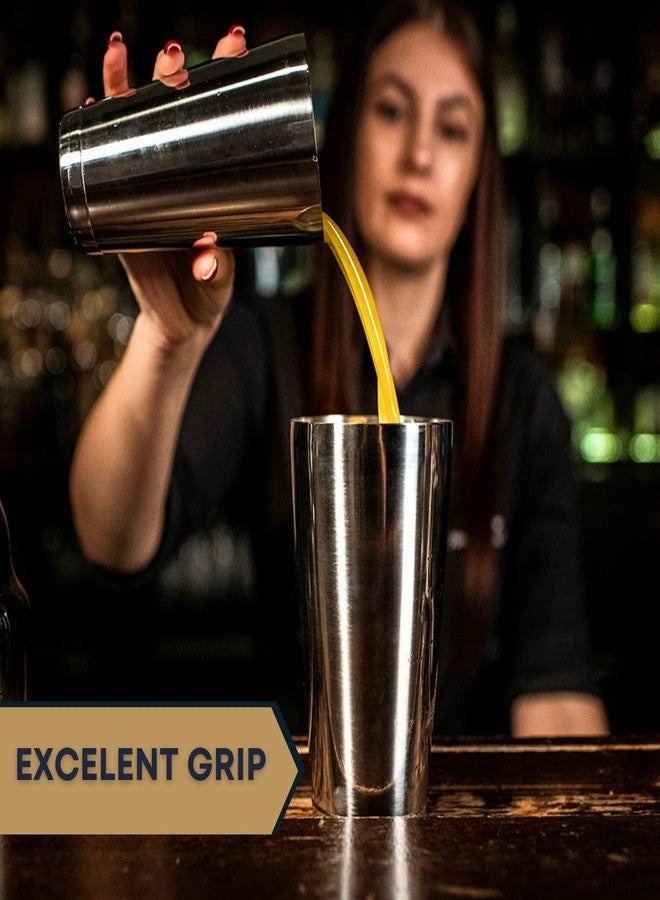 B BARIANTTE BARIANTTE Weighted Boston Cocktail Shaker - Large 28oz & 18oz, Professional Bartender Shaker Set - Image 5