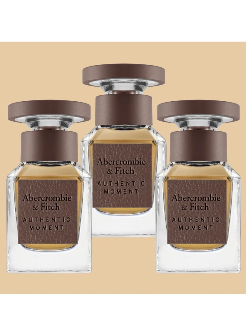 Abercrombie & Fitch Authentic Moment Eau de Toilette for Men 50ml - Image 3