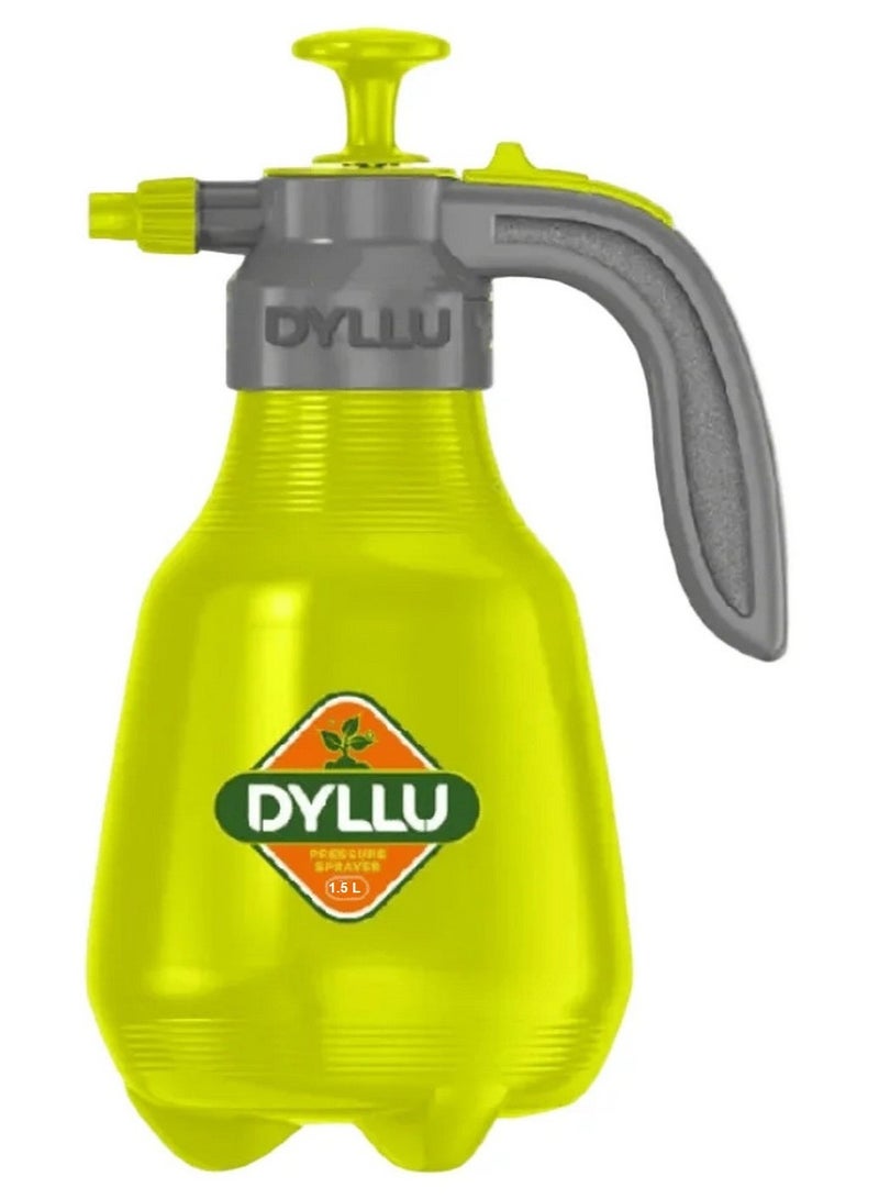 DYLLU رشاش ضغط يدوي مع فوهة قابلة للتعديل لوضعيات الرش 1.5 لتر - Image 1