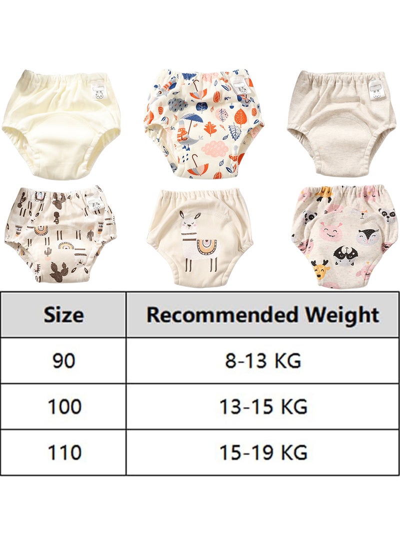 ٦ قطع من سراويل تدريب الحمام ماصة قوية للأطفال، حفاضات قابلة للغسل للأطفال، حفاضات سباحة للأطفال - Image 5