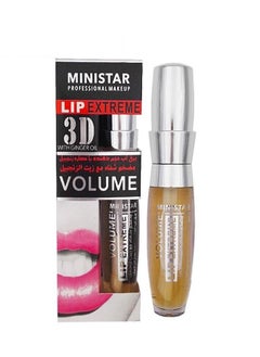 3D Lip Plumper Lip Gloss Lip Maximizer Balm Plumper Lip Extreme Volume Heathy Enhancer Hydrated Lips Moisturize Eliminate Dryness Wrinkles Enhances Plump Gloss