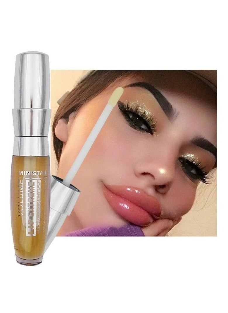 Ministar - 3D Lip Plumper Lip Gloss Lip Maximizer Balm Plumper Lip Extreme Volume Heathy Enhancer Hydrated Lips Moisturize Eliminate Dryness Wrinkles Enhances Plump Gloss - Image 1