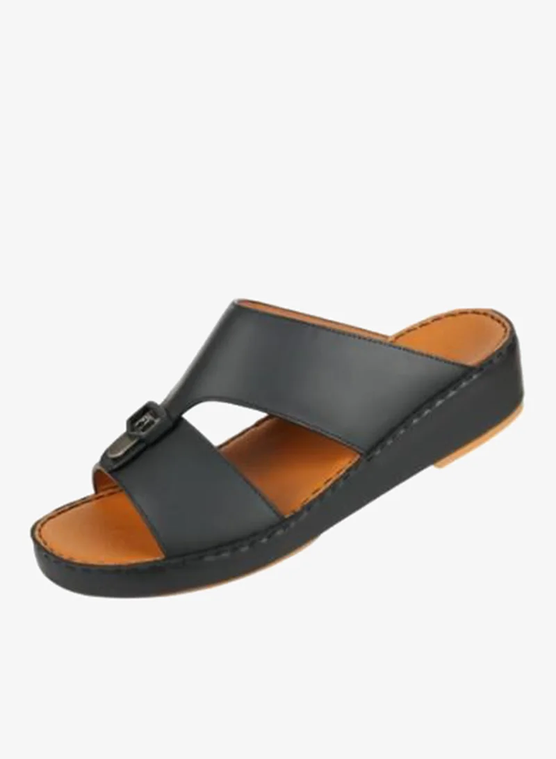 008-3720 Barjeel Uno Mens Arabic Sandals BS 37 Black
