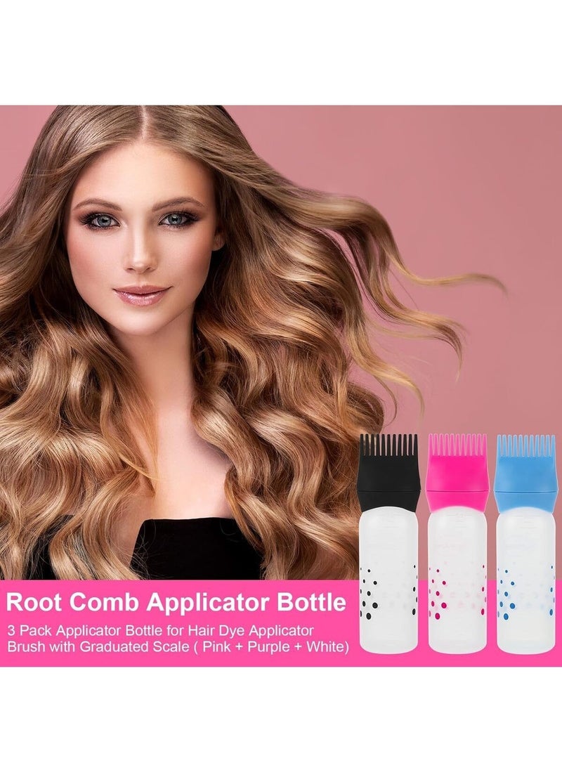 Toyfest Comb Hair Coloring Oiling Conditioning Bottle - 2 Pieces  - Image 3