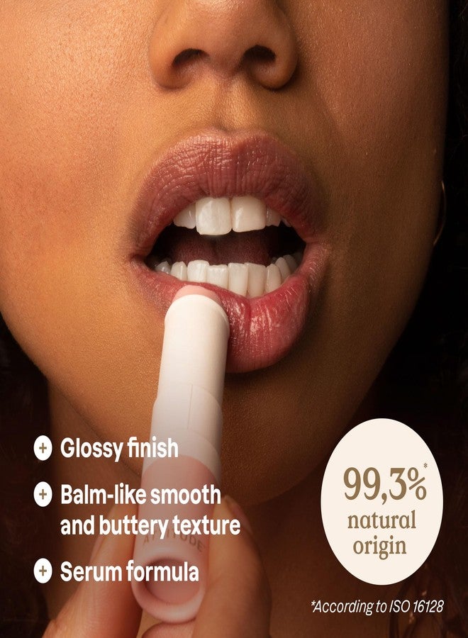 ATTITUDE Oceanly Sheer Lip Gloss Stick, EWG Verified, Titanium Dioxide-Free, Vegan Makeup & Beauty, Cruelty-Free, Plastic-Free, Silky Pink, 0.12 Ounces - Image 2