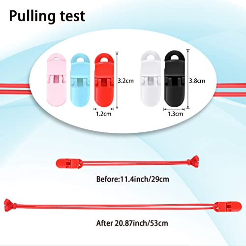 Fiada 6 Pcs Hearing Aid Clip with Lanyard for Adults Safety Adjustable Holder with Clip Anti-lost for Various Hearing Devices - Image 2