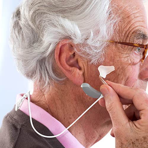 Fiada 6 Pcs Hearing Aid Clip with Lanyard for Adults Safety Adjustable Holder with Clip Anti-lost for Various Hearing Devices - Image 5