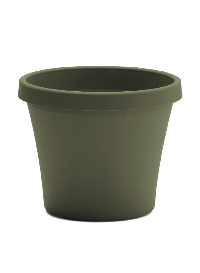 Fiskars Weather Resistant UV-Protected Smooth Finish Planter Pot Thyme Green 36cm 50414 - Image 1