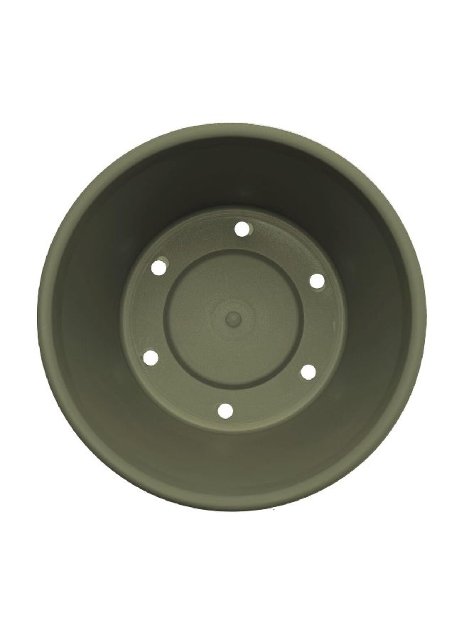 Fiskars Weather Resistant UV-Protected Smooth Finish Planter Pot Thyme Green 36cm 50414 - Image 2