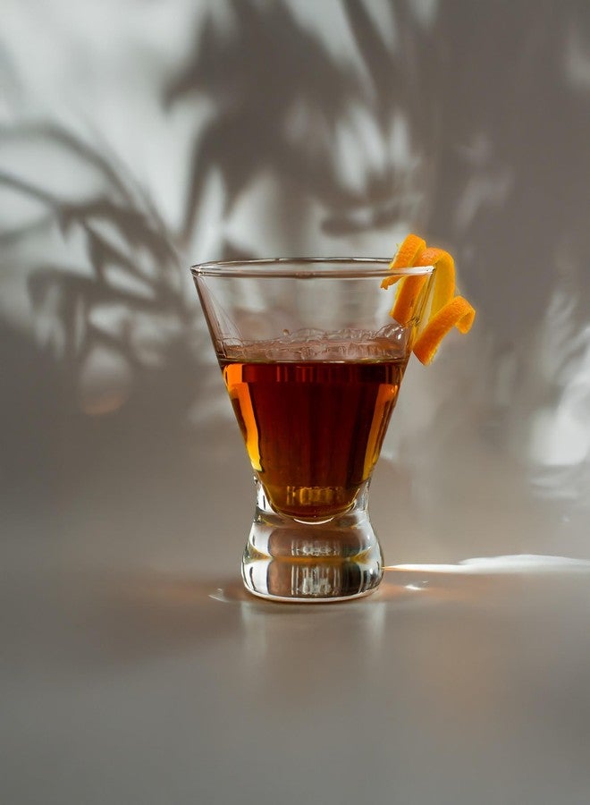 Necessia Set of 4 Premium 8 oz Martini Glasses - Elegant Cocktail & Dessert Glassware for Parties, Weddings & Home Bar - Classic Clear Stemmed Glass Cups for Martinis, Margaritas & More - Image 5