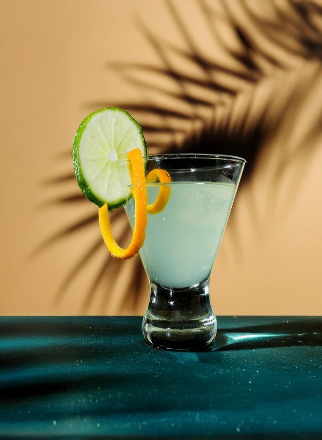 Necessia Set of 4 Premium 8 oz Martini Glasses - Elegant Cocktail & Dessert Glassware for Parties, Weddings & Home Bar - Classic Clear Stemmed Glass Cups for Martinis, Margaritas & More - Image 4