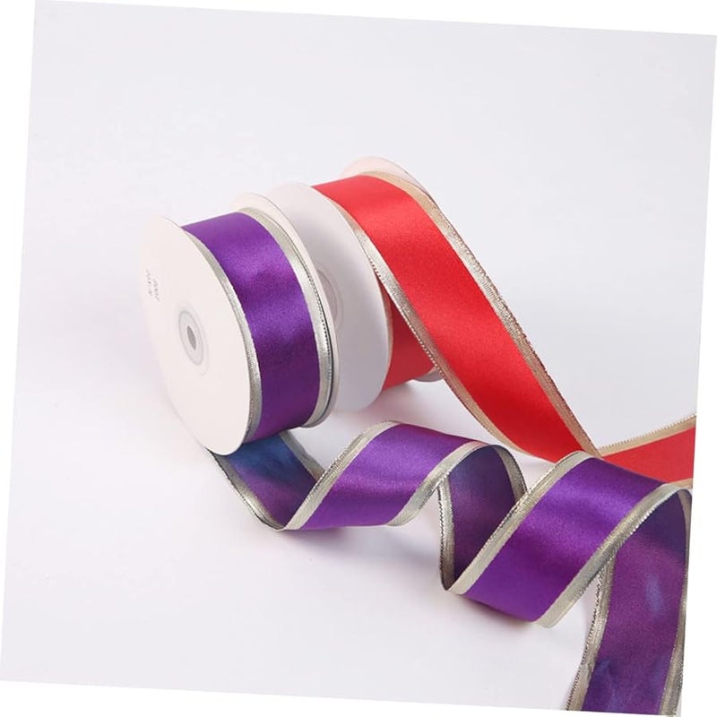 Red Flower Cake Box Gift Wrap Ribbon Shiny Glossy Curling String for Birthday Wedding Party Decor - Image 4