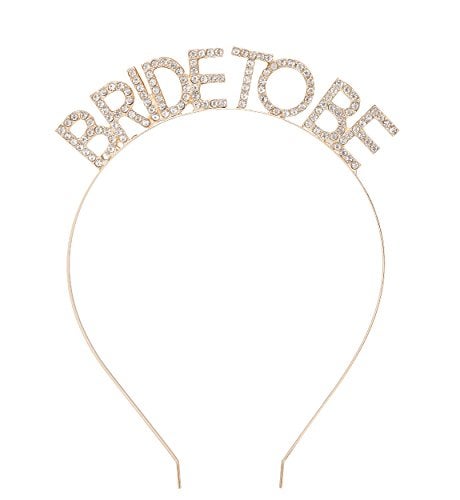 DAXI Wedding Bridal Tiaras Bride to Be Tiara Bridal Shower Headband Bachelorette Party Crown Decorations - Image 1