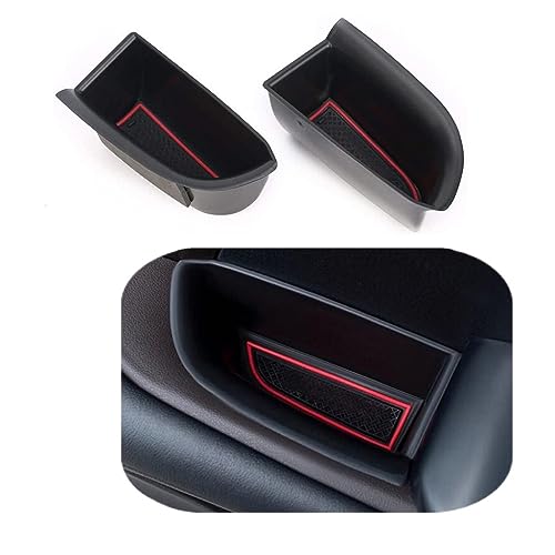 Vesul Front Row Door Oragnizer Compatible with Toyota Highlander 2014 2015 2016 2017 2018 2019 Armrest Phone Container Door Handle Pocket ABS Grab Tray Insert Glove Pallet - Image 1