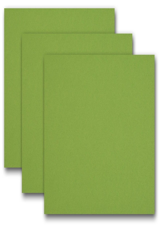 ورق مقوى فاخر ملون فارغ مقاس 5x7 (250، أخضر حلوى)