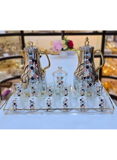 Damanhoor Exclusive 22 Piece Tea and Coffee Set 