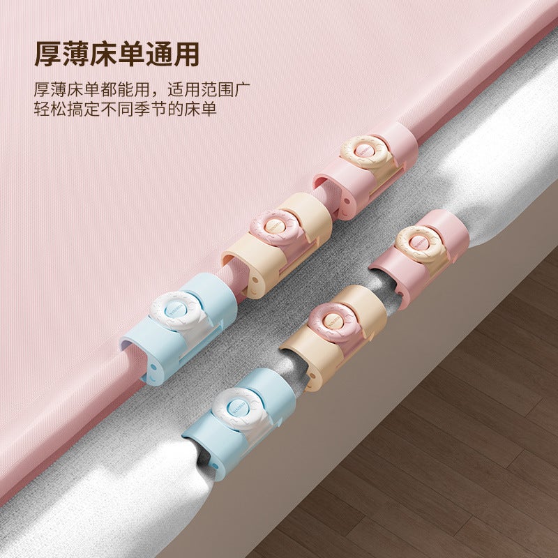 Donut Bed Sheet Fasteners Clips - Keep Sheets in Place, Anti-Slip Quilt Holders - Image 4