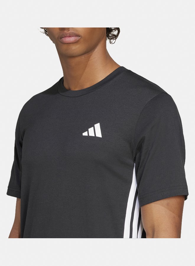 Adidas train essentials training feelready 3-stripes men's t-shirt - Image 3
