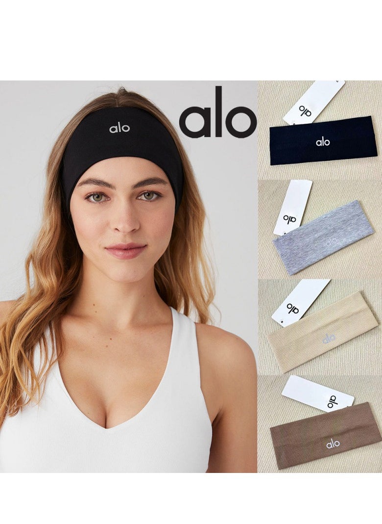 alo Running Hair Bands For Women, Girls' Sport Headbands, Sweat Bands for Sweat-Wicking, Soft Head Bands for Sports, Yoga  - Image 2