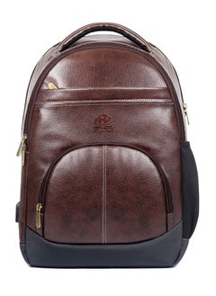 THE CLOWNFISH The Clownfish Fusion Series 26 Liter Laptop Backpack for 15.6 Inch Laptops (Chocolate)  - Image 1
