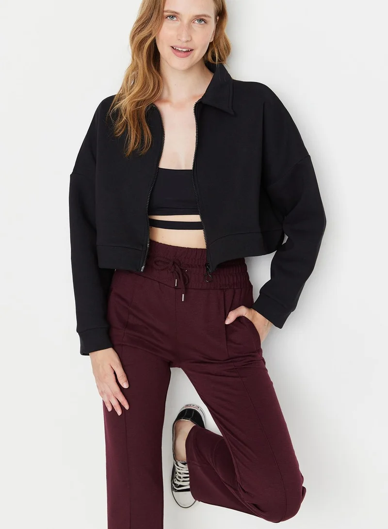 trendyol Zip Throgh Crop Jacket