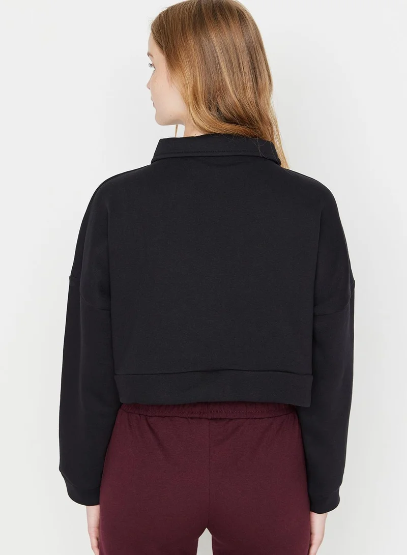 trendyol Zip Throgh Crop Jacket