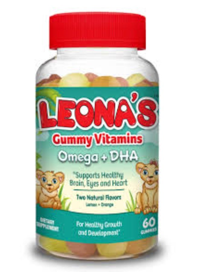 LEONA'S OMEGA+DHA GUMMY 60S