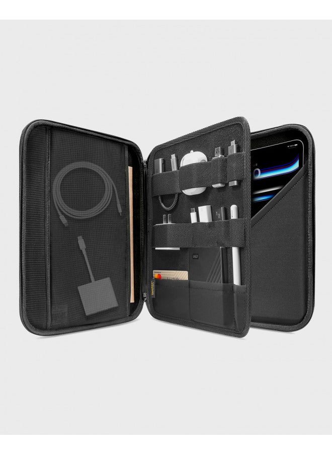 Tomtoc tomtoc Portfolio Case for iPad Pro 12.9-inch 2022/2021/2020, Protective Sleeve with Accessories Pocket, Carrying Storage Bag for iPad Pencil/Adapter/Hubs/Cables/Magic Keyboard, Fits Surface Pro 12.3  - Image 2