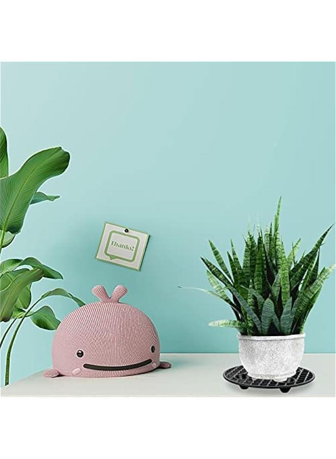 4 PCS Plant Pot Elevator 8 Inch Plant Risers for Pots Indoor Outdoor Heavy Duty Plant Stands Level Pot Elevator for Prevent Rot and Damage to The Floor