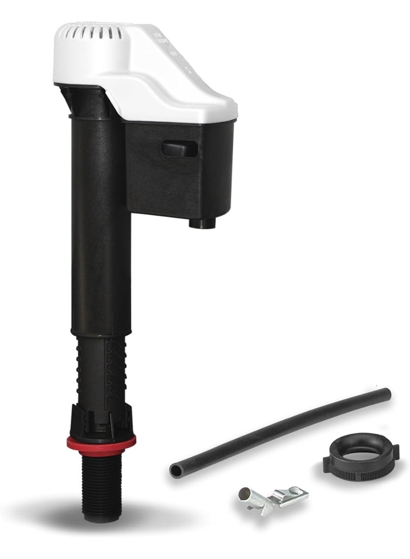 Korky Korky QuietFILL Toilet Fill Valve - Universal Fits 99% of Toilets - Easy Height Adjust for Fast Install, 528  - Image 1