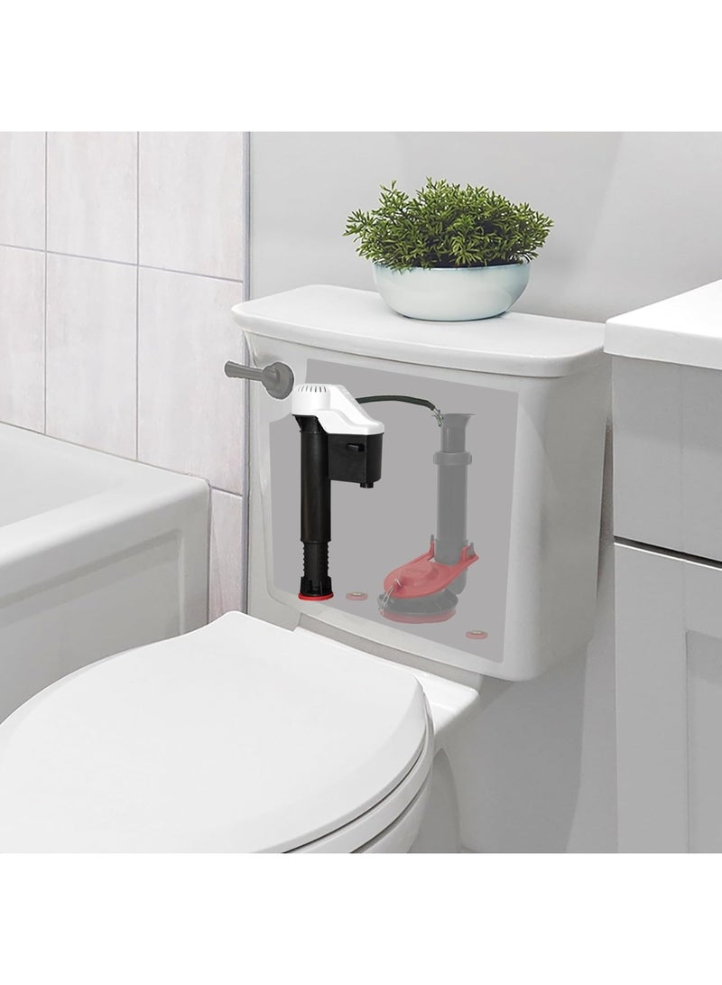Korky Korky QuietFILL Toilet Fill Valve - Universal Fits 99% of Toilets - Easy Height Adjust for Fast Install, 528  - Image 3