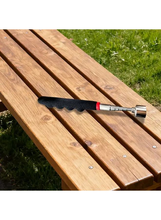 Black Non Slip Wave Handle 3 In 1 Telescopic Magnetic Clamp For Hard To Reach Vehicle And Construction Areas - Image 1