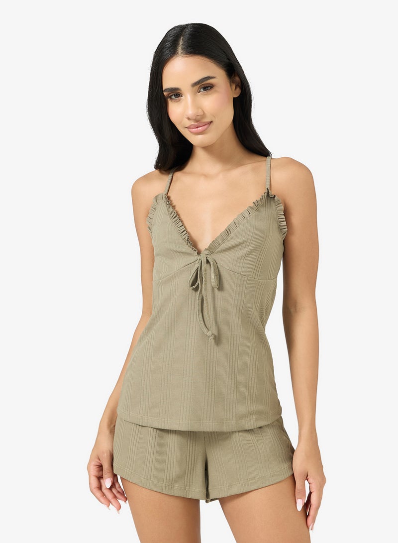 Ginger Cami Top & Short PJ Set - Image 3