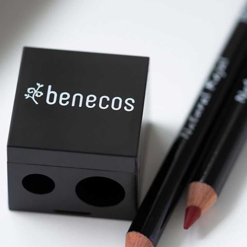 benecos - double sharpener for cosmetic pencils - with integrated cleaning spatula - Image 3
