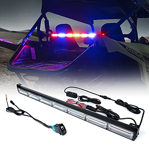 Xprite 30 UTV RZR Chase Strobe Flashing Light Bar with Brake Reverse Turn Signal Function Rear Safety Lightbar for Polaris XP 1000 900 CanAm Maverick X3 SxS Yamaha ATV Off Road RBYYYBR - Image 1