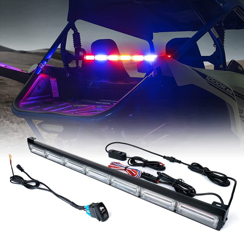Xprite 30 UTV RZR Chase Strobe Flashing Light Bar with Brake Reverse Turn Signal Function Rear Safety Lightbar for Polaris XP 1000 900 CanAm Maverick X3 SxS Yamaha ATV Off Road RBYYYBR - Image 2