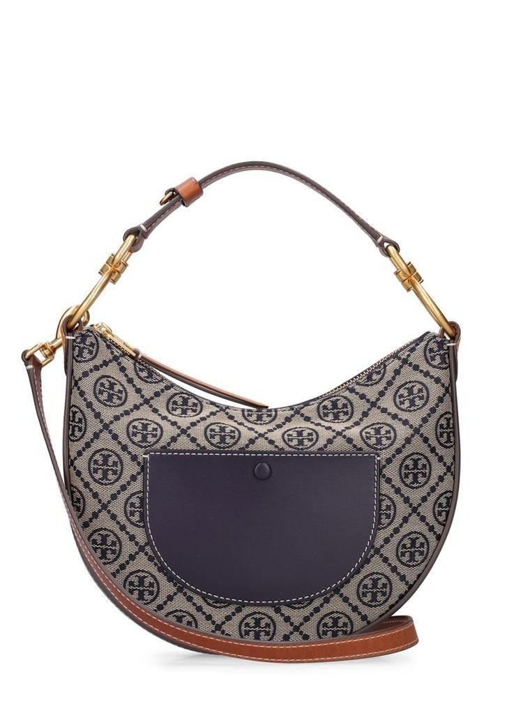 Burch Tory  | T Monogram Jacquard Mini Crescent Bag - Image 2