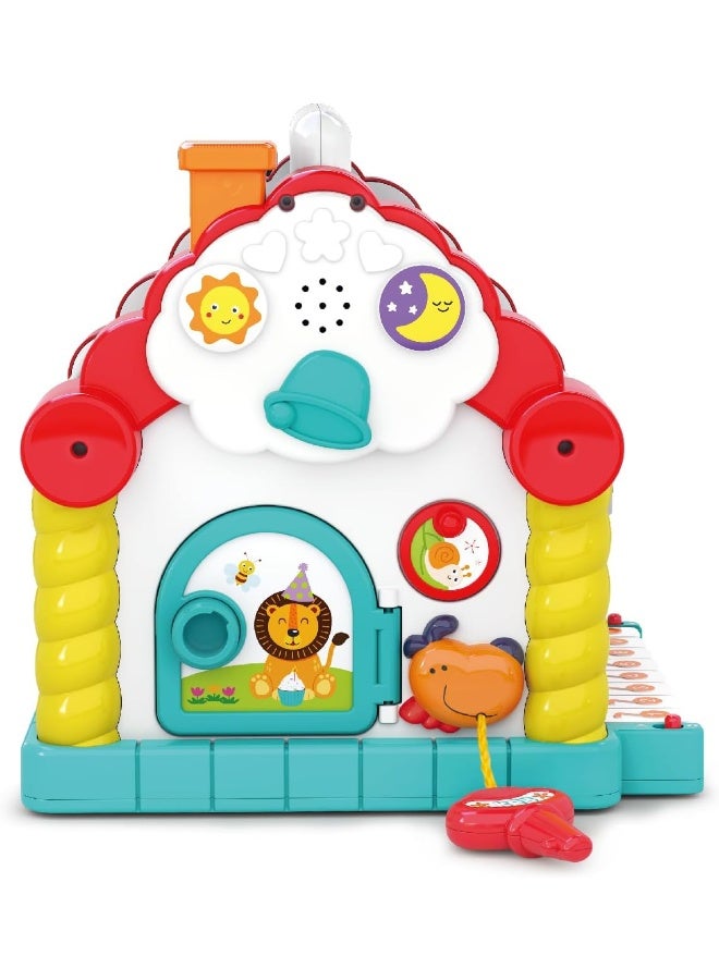 HOLA Activity House Ssorter For Toddlers, Educational Toy W/Animal Sounds, Music, Ssorter, Spinning Beads, Lights & Sounds, Fine Motor Skills, Cognitive Development & Imagination 18M+ - Image 2