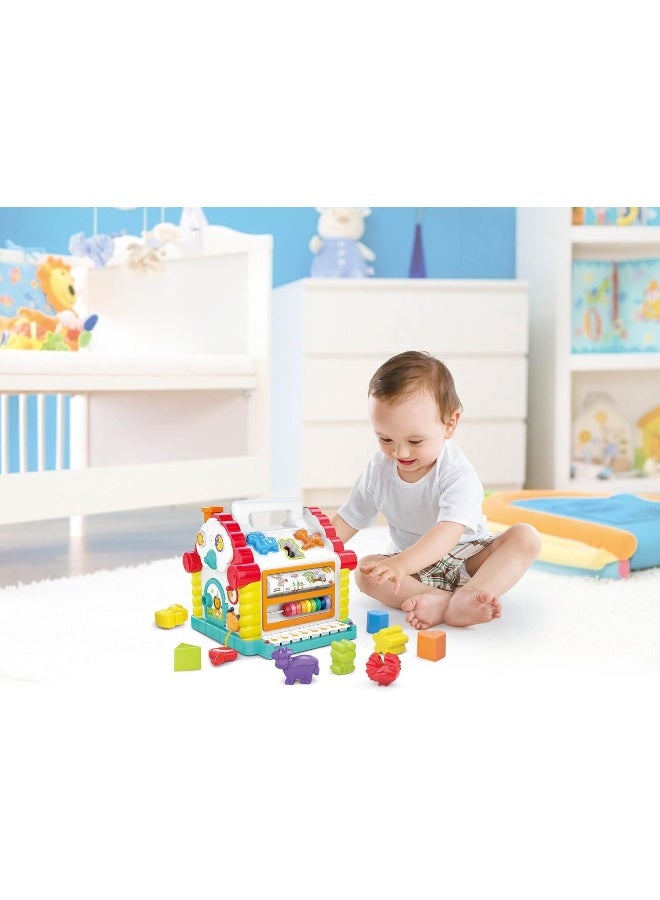 HOLA Activity House Ssorter For Toddlers, Educational Toy W/Animal Sounds, Music, Ssorter, Spinning Beads, Lights & Sounds, Fine Motor Skills, Cognitive Development & Imagination 18M+ - Image 3