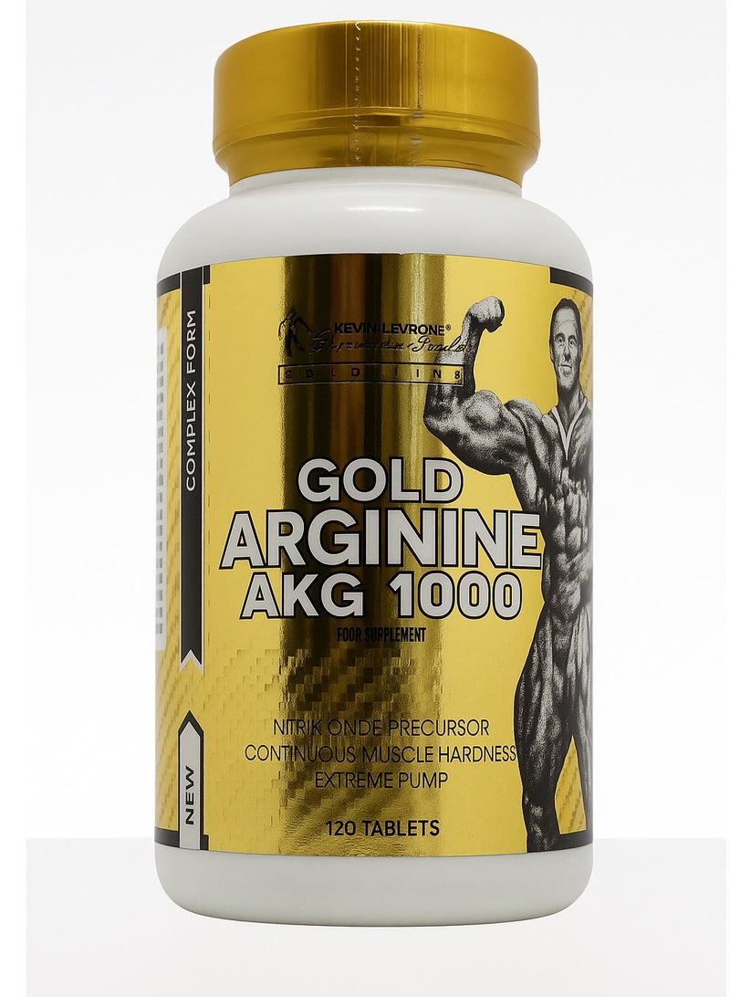 KEVIN LEVRONE Gold Arginine AKG 1000 120 Tablets - Image 1